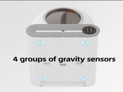 litière automatique chat capteurs