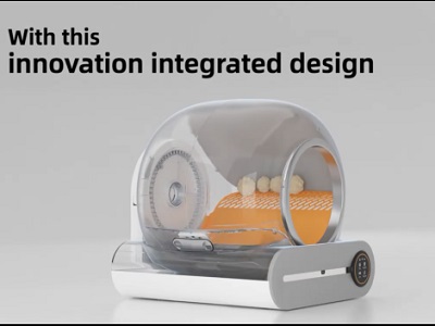 litière automatique chat design